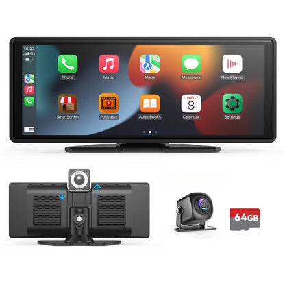 Universal Portable Carplay for Car Screen, Wireless Carplay Screen Wireless Car Stereo with Carplay Android Auto, Car Touchscree