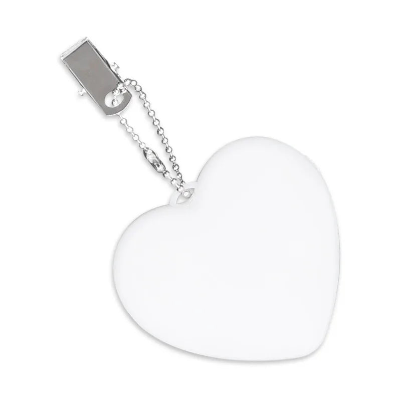 LED Handbag Light Bag Lamp Heart round Shaped Touch Sensor Purse Light with Keychain Gifts for Women, Mother, Friends